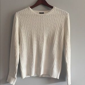 IZOD White Knit Sweater